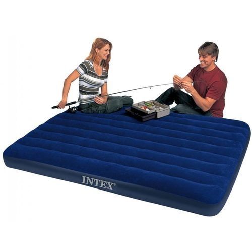 Twin Size Classic Downy Inflatable Air Bed Mattress - 2 Persons