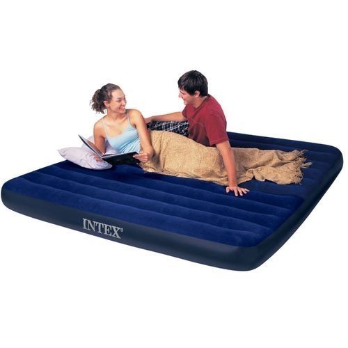 Twin Size Classic Downy Inflatable Air Bed Mattress - 2 Persons