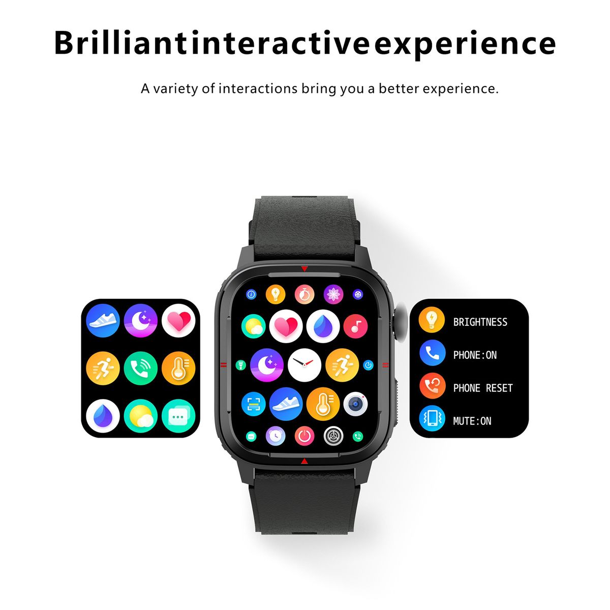 Q25 Smart Sports Watch 1.7'' TFT Full-Touch Screen BT Call