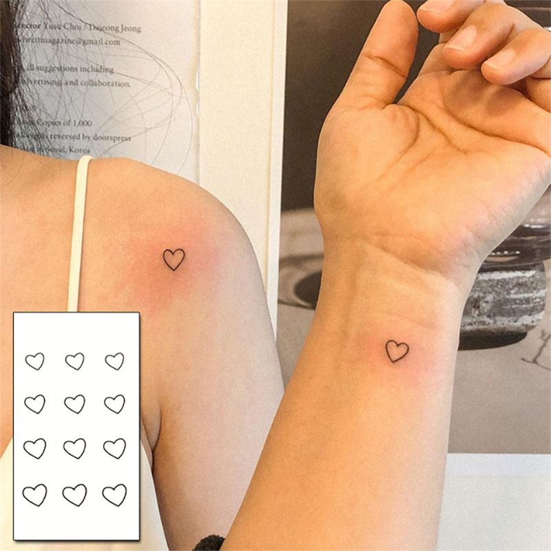 3pcs Waterproof Temporary Tattoo Stickere
