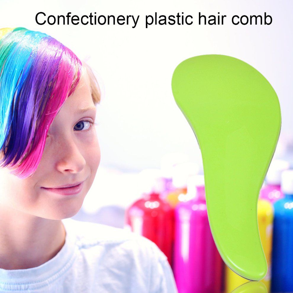 Anti-static Hair Brush Pro Handle Tangle Detangling Comb Massage Comb