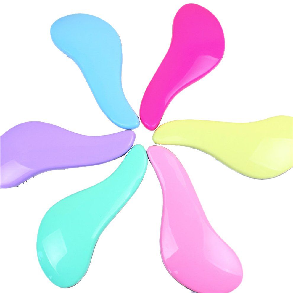 Anti-static Hair Brush Pro Handle Tangle Detangling Comb Massage Comb