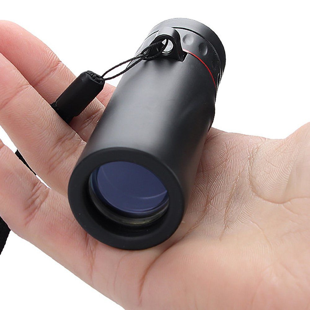 30x25 Monocular Telescope Dual Focus Optics Zoom Day & Night Waterproof Black
