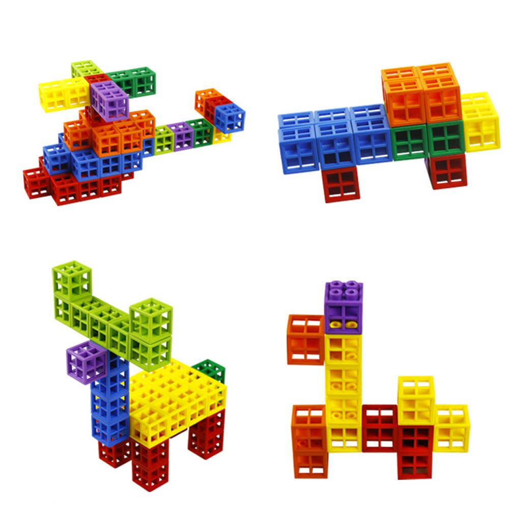 100 Pieces Mathematics Linking Cubes  Interlocking C