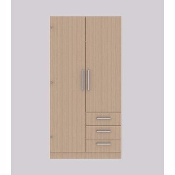 2 Doors + 3 Drawers Wardrobe  (Lagos Delivery Only)
