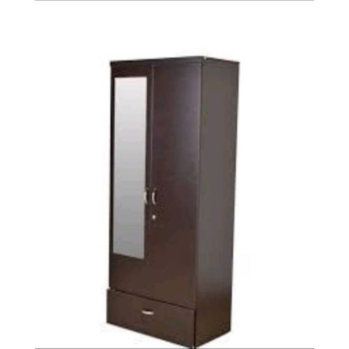 4ft Wardrobe With Mirror - Brown (Lagos Orders Only)