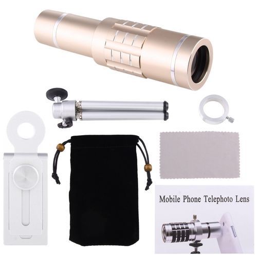 Optical Zoom Mobile Phone Telephoto Lens With Tripod 18X
