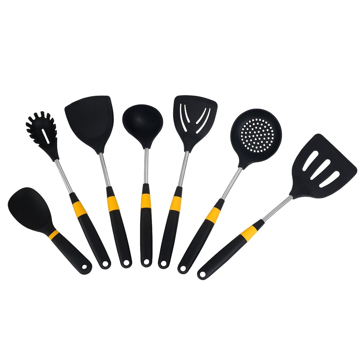 7 PCS  Silicone Kitchen Utensil Set Cooking Tools