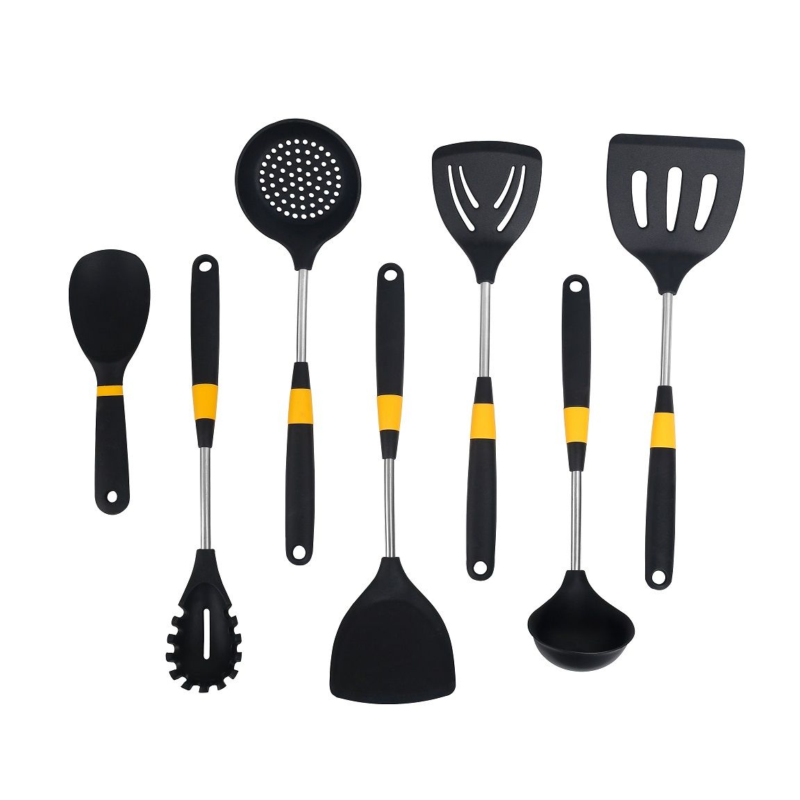 7 PCS  Silicone Kitchen Utensil Set Cooking Tools