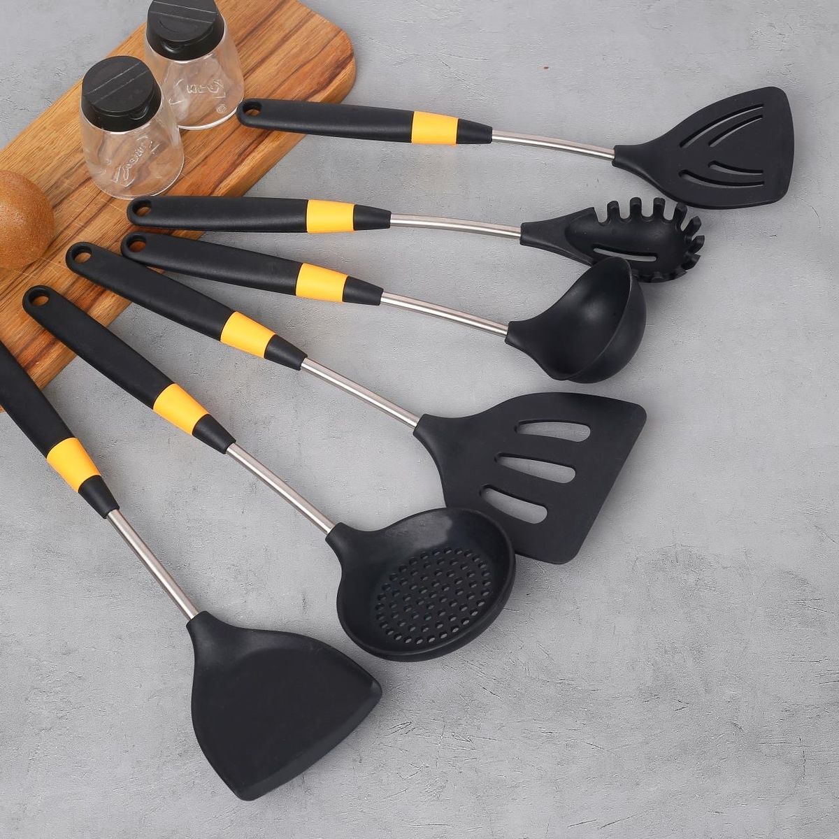 7 PCS  Silicone Kitchen Utensil Set Cooking Tools
