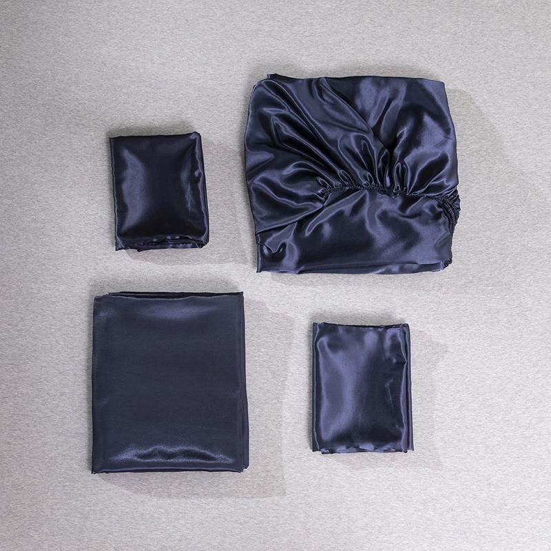 Ice Silk Simulation Silk Four-Piece Pillowcase