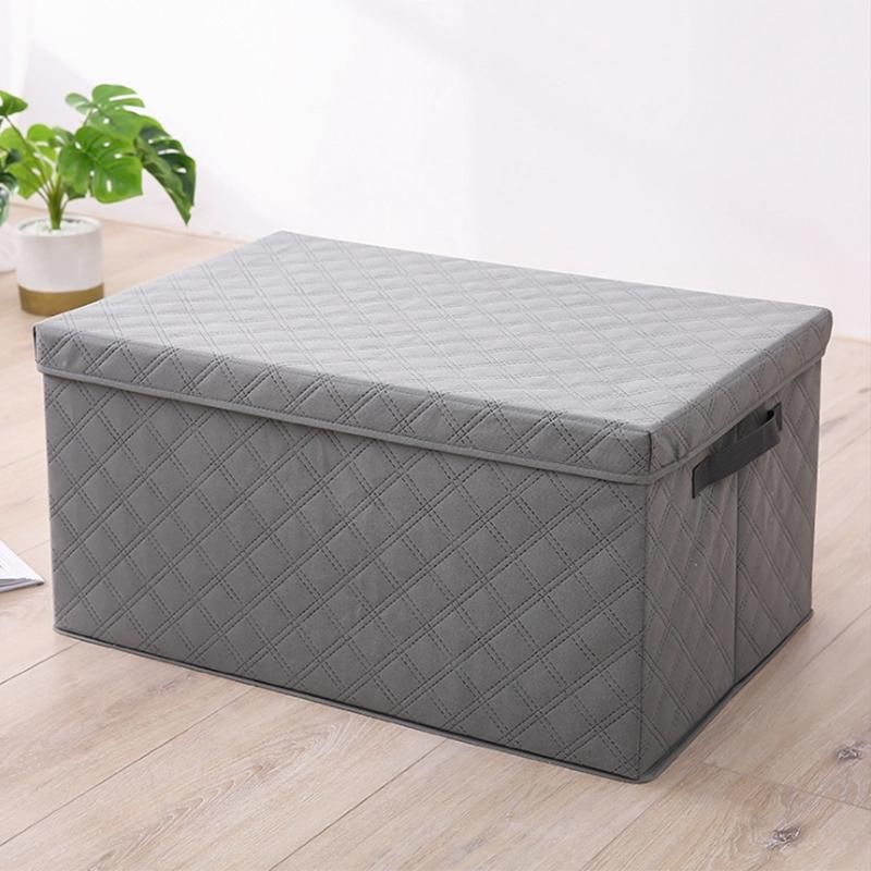 Storage Bins with Lids, for Toy Storage, Books, DVDs and Clothing Storage, Collapsible Storage Bins Suitable for Kids and Adult At School/Office/Home