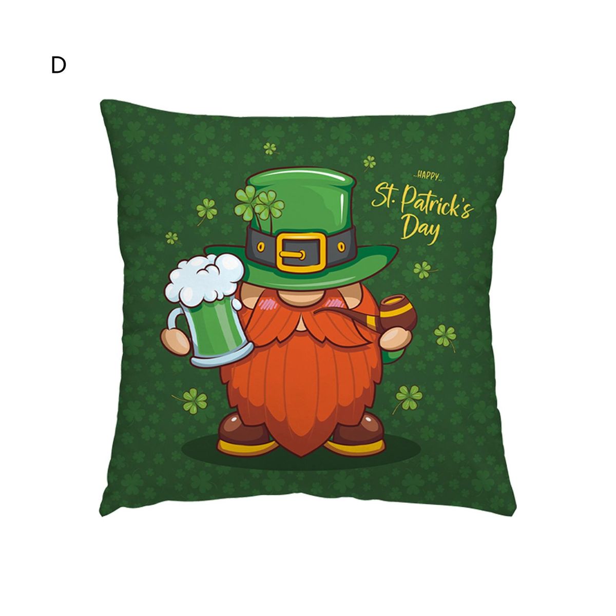 Pillow Case Short Plush Throw Pillow Case