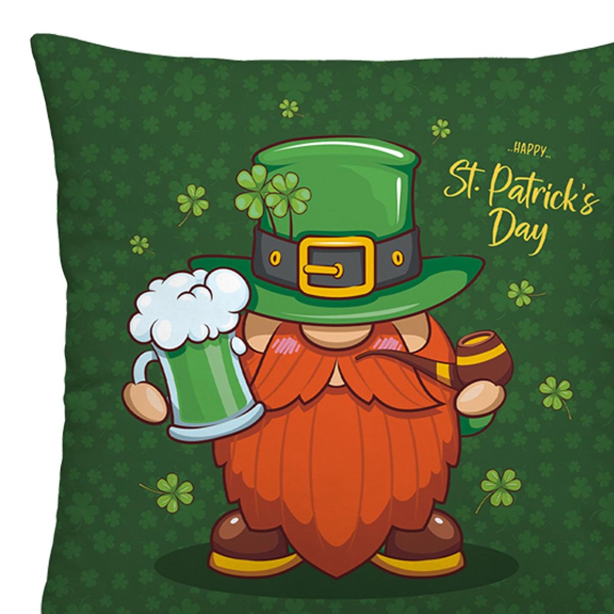 Pillow Case Short Plush Throw Pillow Case