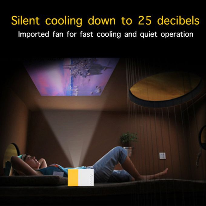 Mini LED Projector Supports 720P / 1080P Portable Video