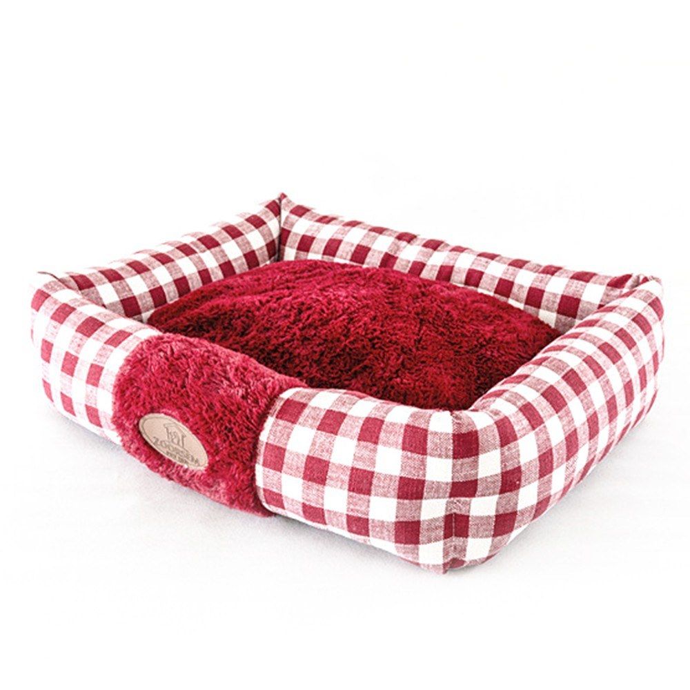Pet Bed Soft Dog Bed Rectangle Kennel Cat Bed Puppy Cushion