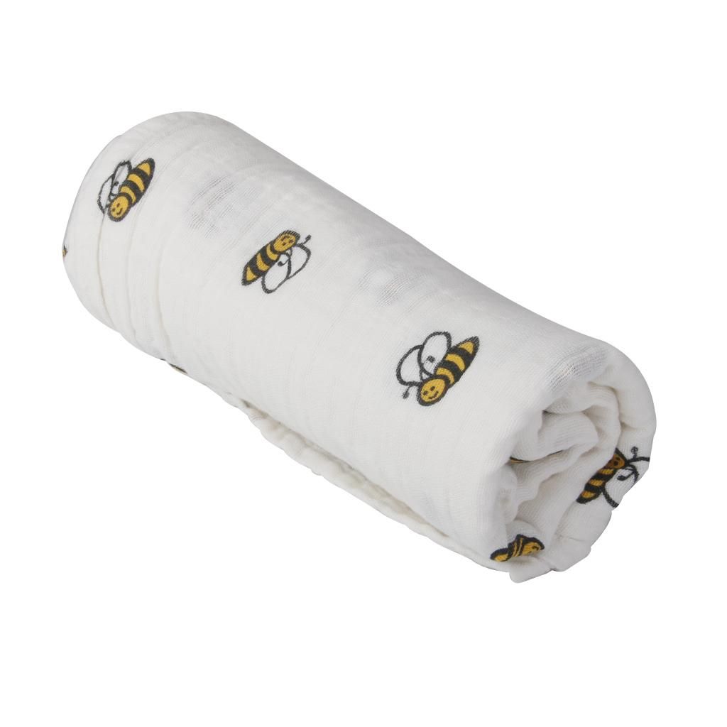 Soft Muslin Cotton Baby Swaddle Blanket Bath Towel Wrap