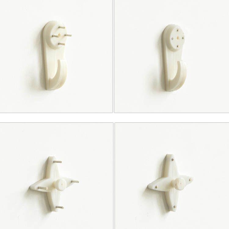 100 PCS Press-Free Hanging Nail Card Slot
