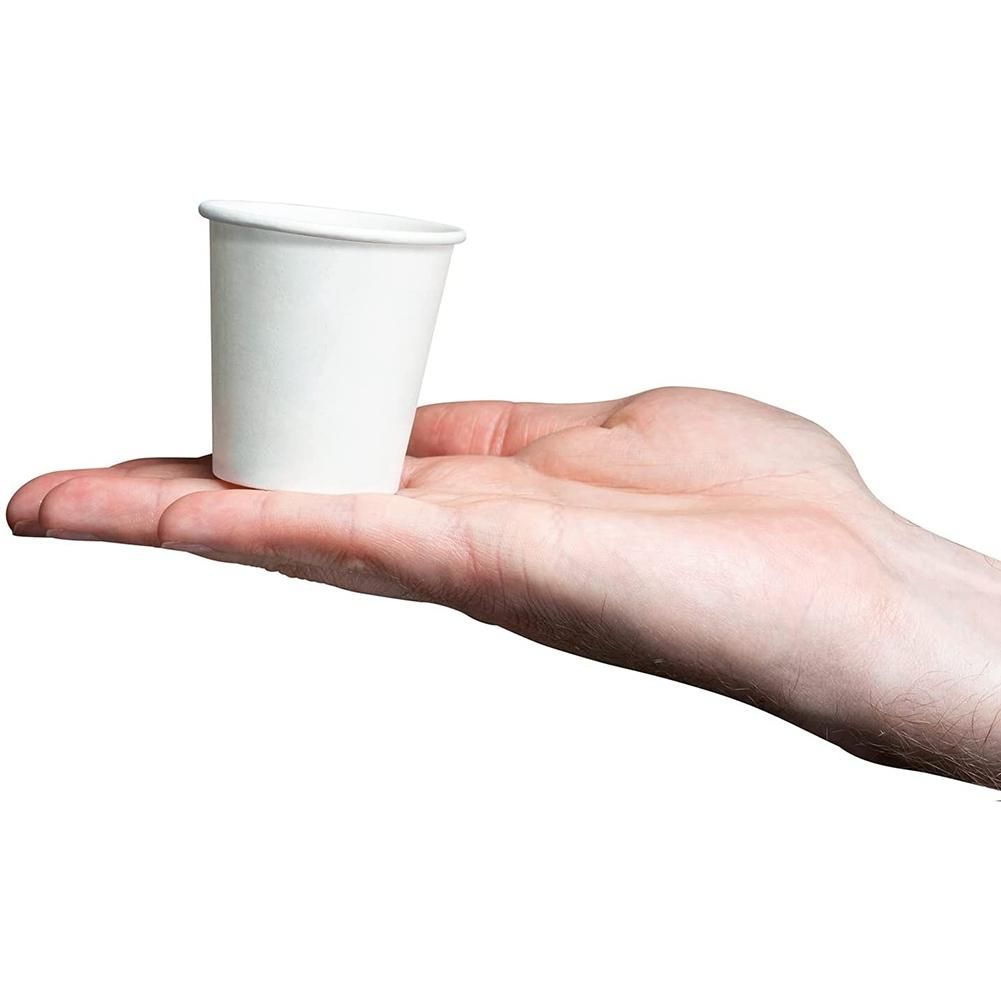 White Paper Cups, Mouthwash Cups, Disposable Cups, (100