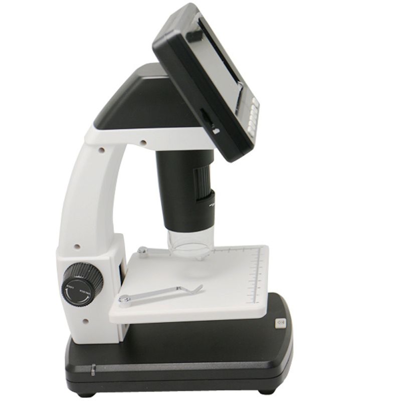500X 5 Mega Pixels 3.5 Inch LCD Standalone Digital Microscope With 8 LEDs, Support TF Card Up To 32G (DMS-038M)(White)