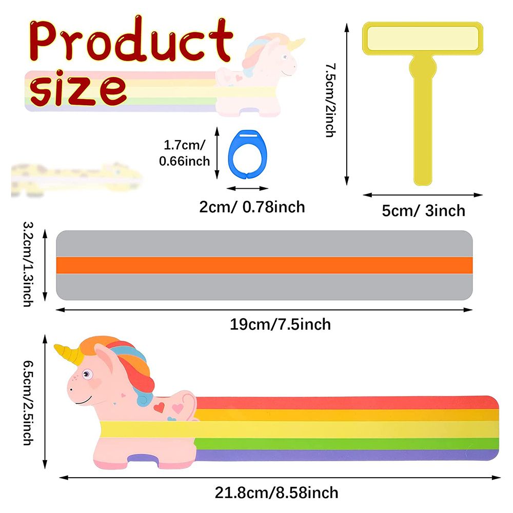 25 Pieces Dyslexia Reading Strips For Kids Animal Tracking