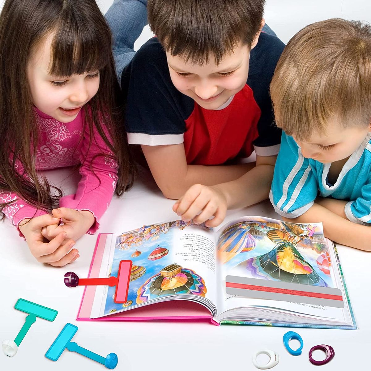 25 Pieces Dyslexia Reading Strips For Kids Animal Tracking