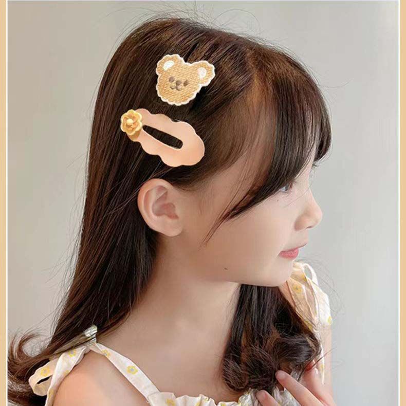 28pcs Cartoon Children Hairpins Baby Girl Hair Clip For Kids