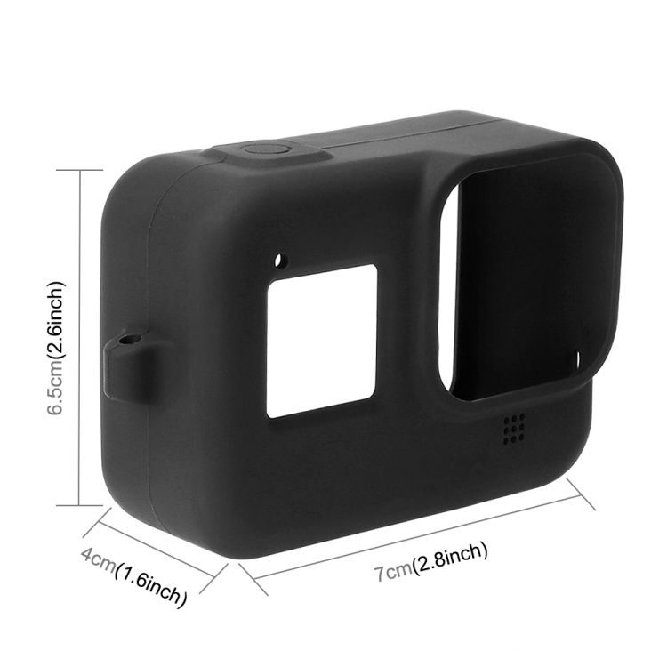 Silicone Case With Wrist Strap For GoPro HERO8 Black