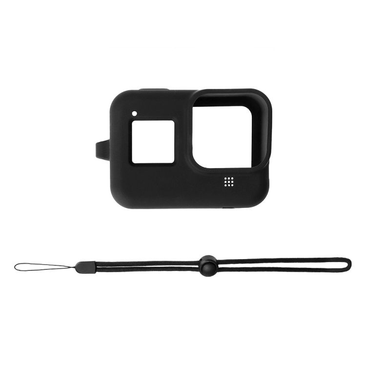 Silicone Case With Wrist Strap For GoPro HERO8 Black