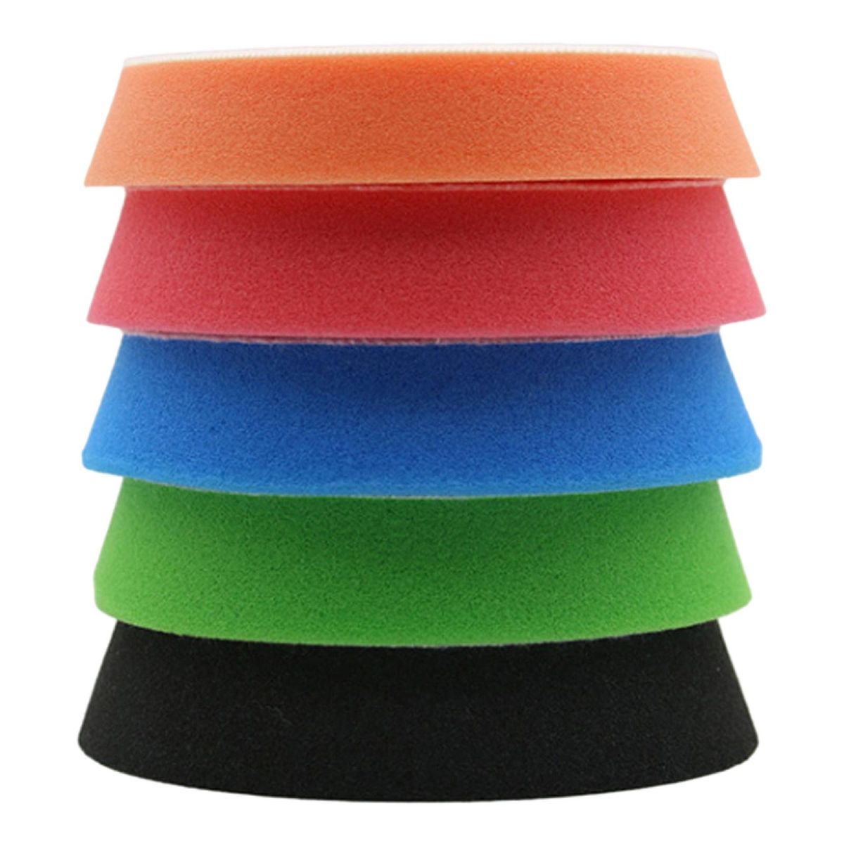 5Pcs Sponge Polishing Pads 150mm/6 Inch Foam Buffing For Clear Tools