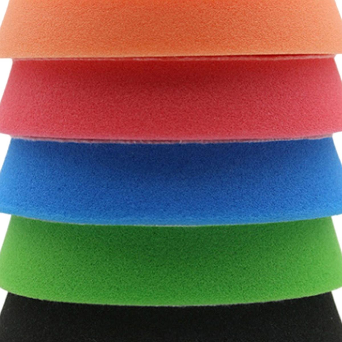 5Pcs Sponge Polishing Pads 150mm/6 Inch Foam Buffing For Clear Tools