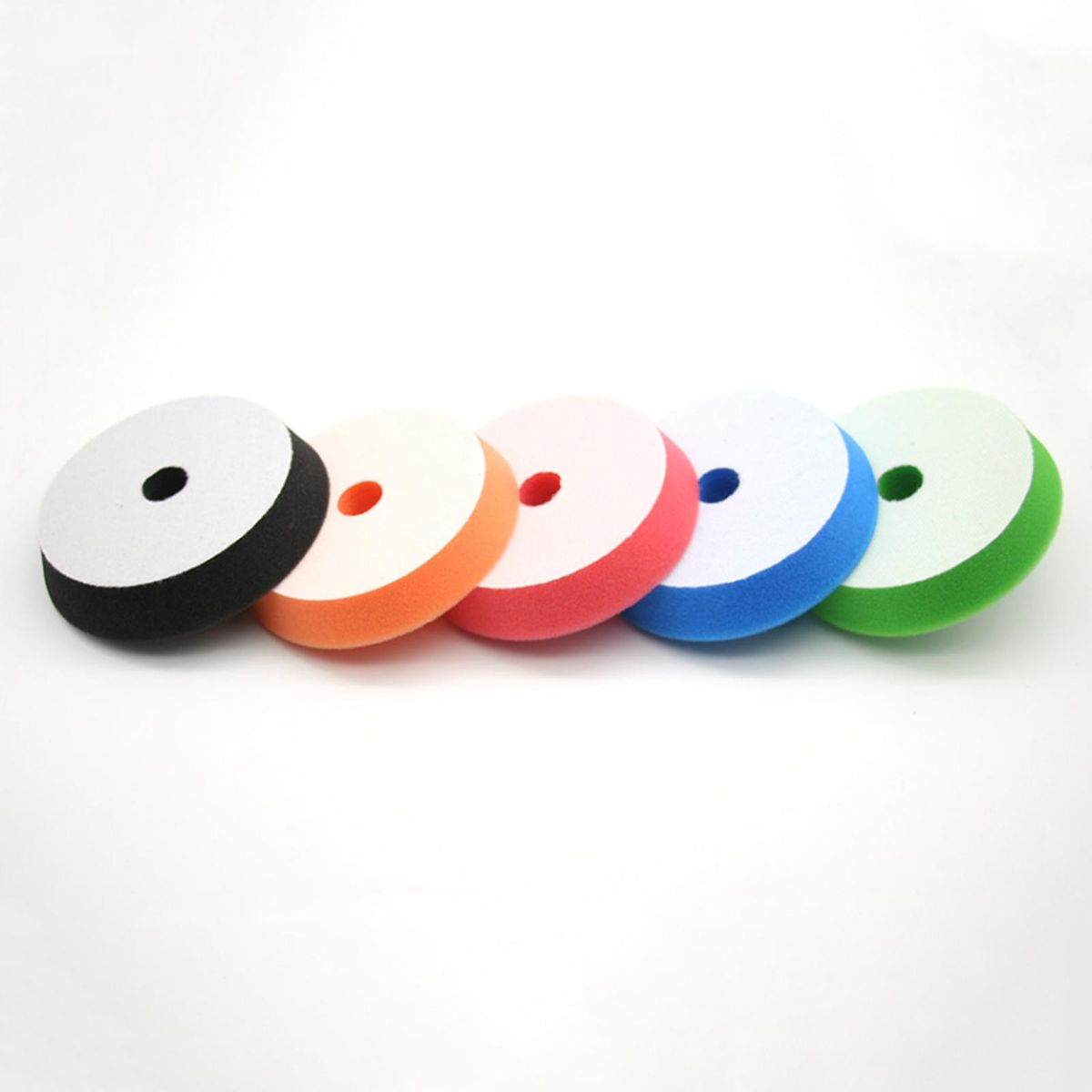 5Pcs Sponge Polishing Pads 150mm/6 Inch Foam Buffing For Clear Tools