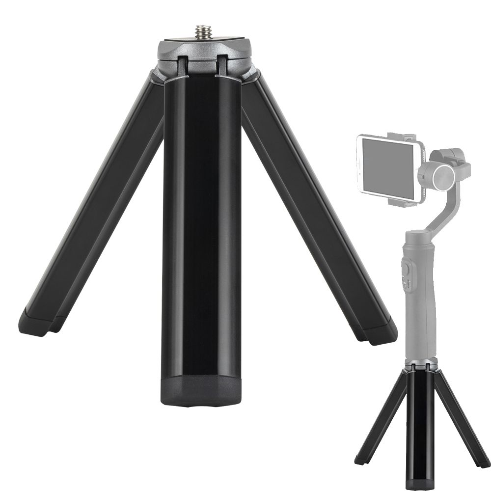 Mini Aluminium Alloy Heavy Load Folding 1/4'' Screw Tripod Accessory For Camera Gimbal Tripode