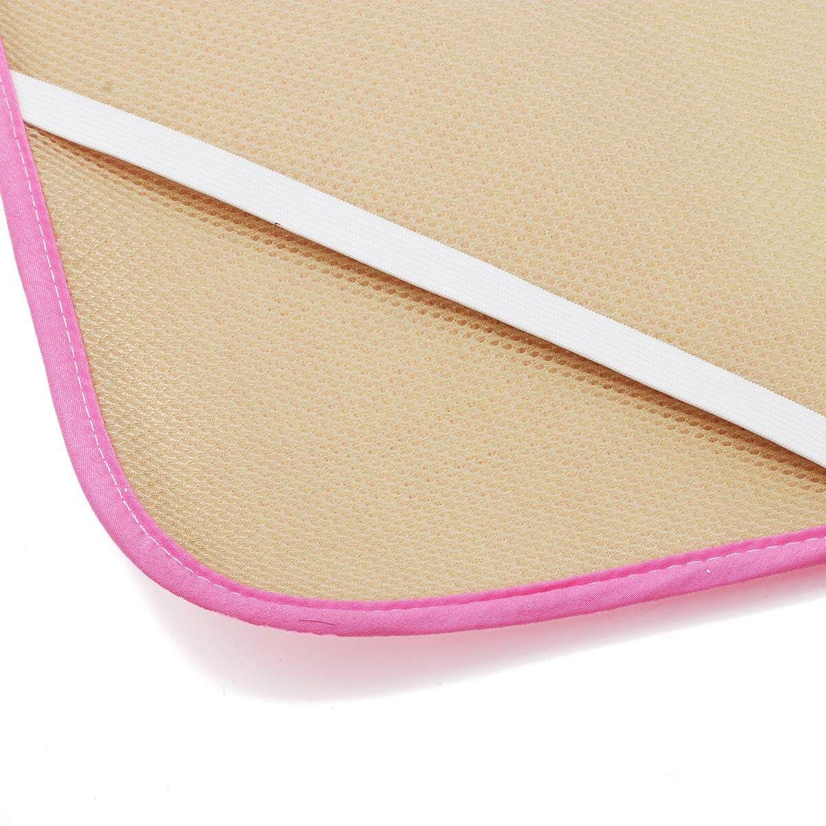 4 Styles Baby Summer Foldable Cool Sleeping Ice Silk Bed Mat With Pillow Set 120*60cm Pink Cow