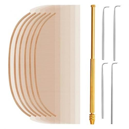 11 Pieces Wig Making Net And 4needle Ventilating Pin