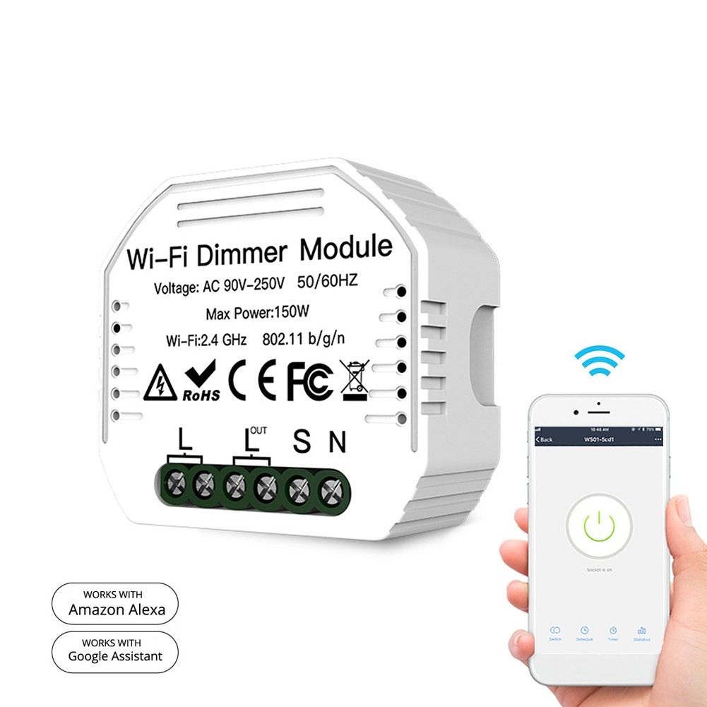 90-250V Wifi Dimmer Module Dimmer Switch Smart Light
