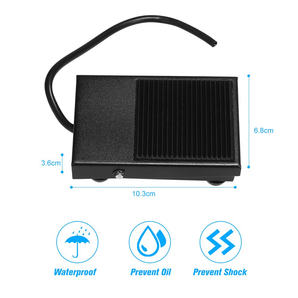 Heavy Duty Metal Skidproof Foot Pedal Switch Treadle Foot