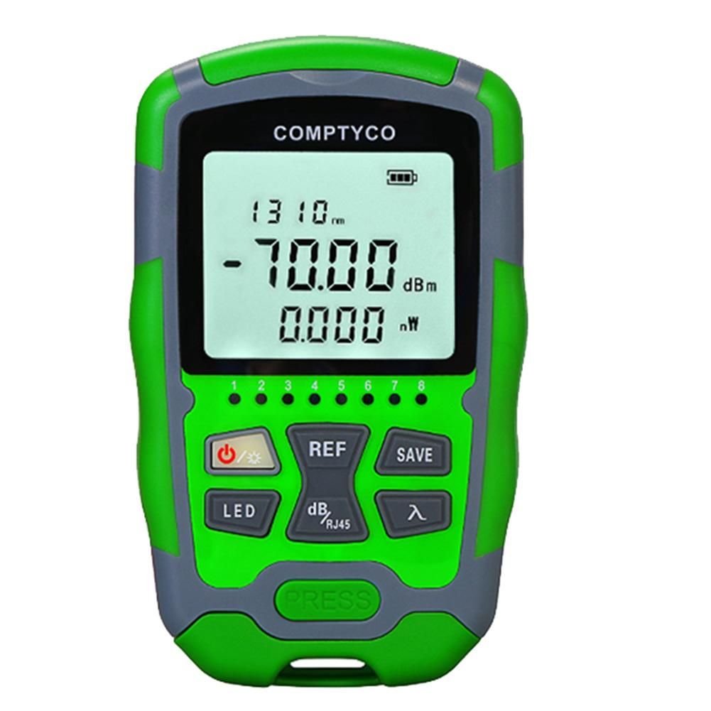 3 in 1 FTTH Fiber Optic Power Meter -MC7 LED Light ST Universal Connector -70-10DBm Fiber Optical Tester