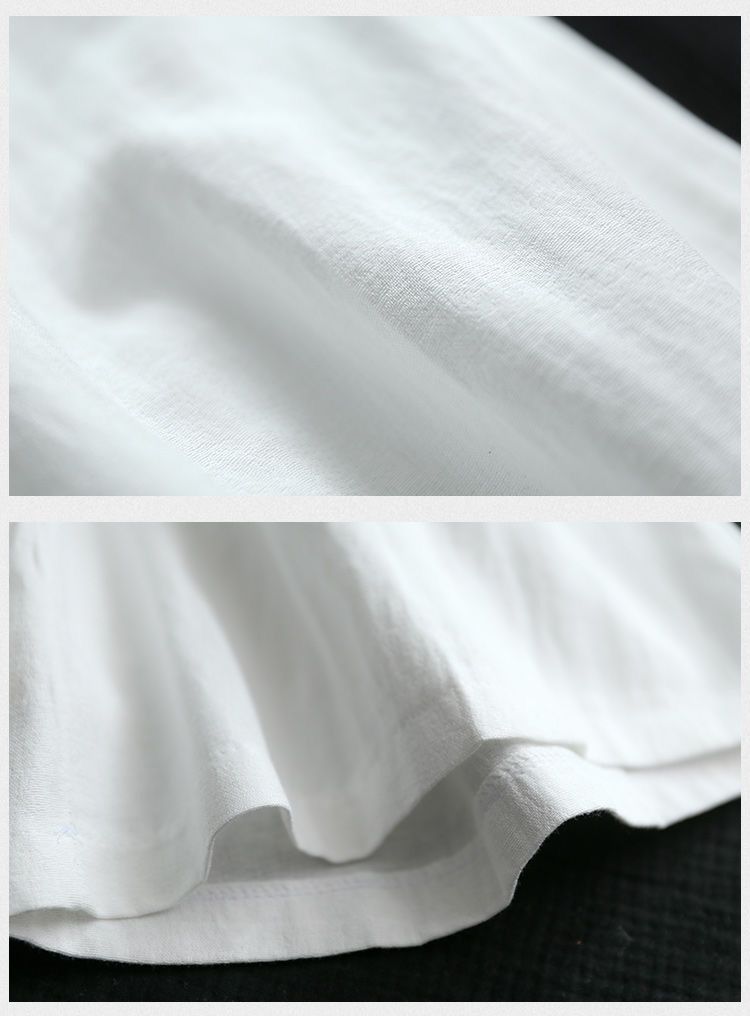 Large Loose Linen Pants Nine Point Linen Wide Leg Pants