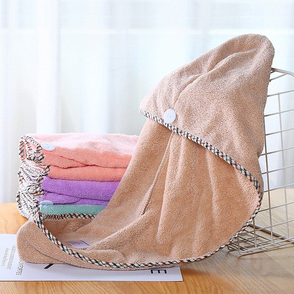 1pc Hair Towel Wrap For Drying Hair Fast Soft   Thick Hair