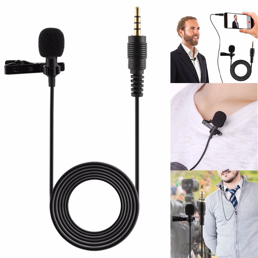 Portable Professional Grade Lavalier Microphone 3.5mm Jack