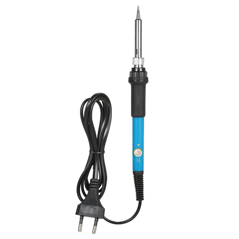60W Electric Adjustable Temperature Welding Soldering Iron + 5 Replacement Soldering Tips Set