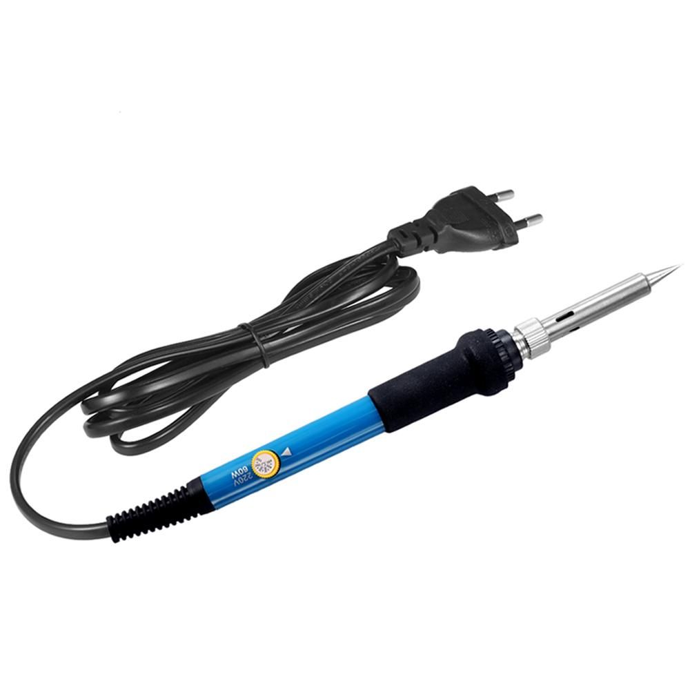 60W Electric Adjustable Temperature Welding Soldering Iron + 5 Replacement Soldering Tips Set