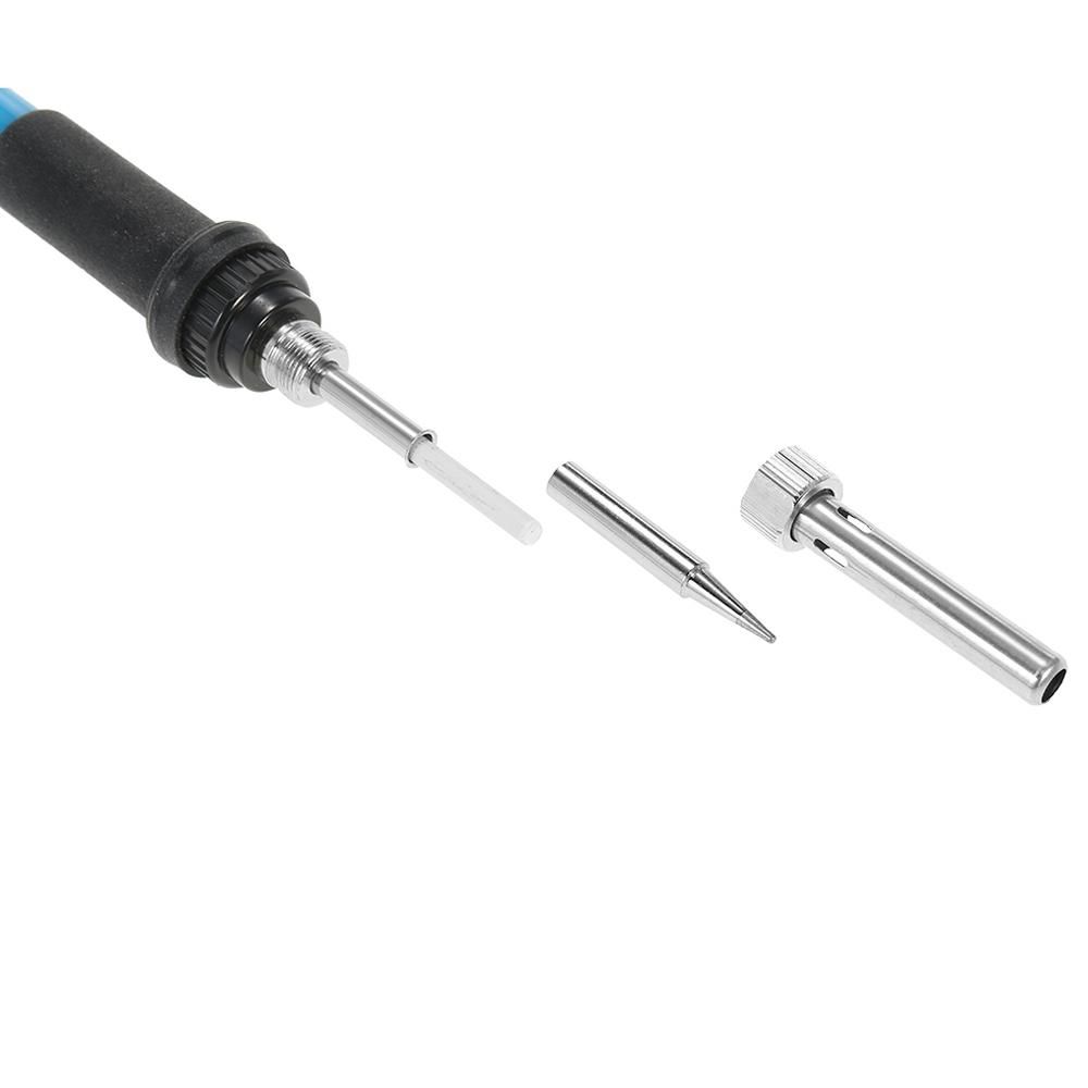 60W Electric Adjustable Temperature Welding Soldering Iron + 5 Replacement Soldering Tips Set