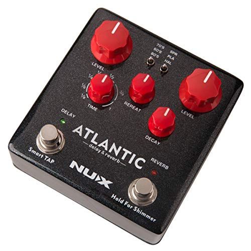 NUX Atlantic Multi Delay And Reverb Effect Pedal With Inside