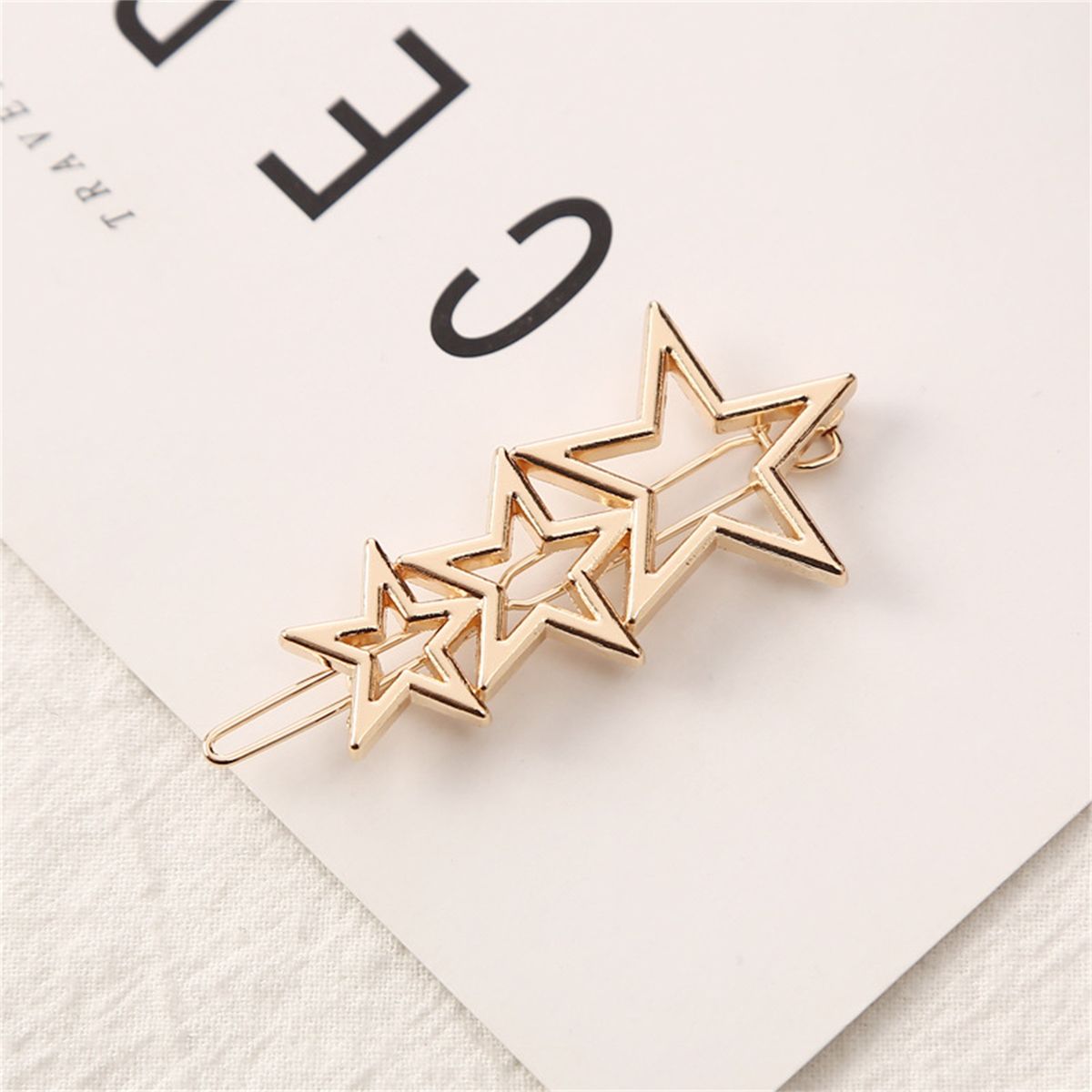 Women Hairpin Star Anti-falling Women Hair Barrette F