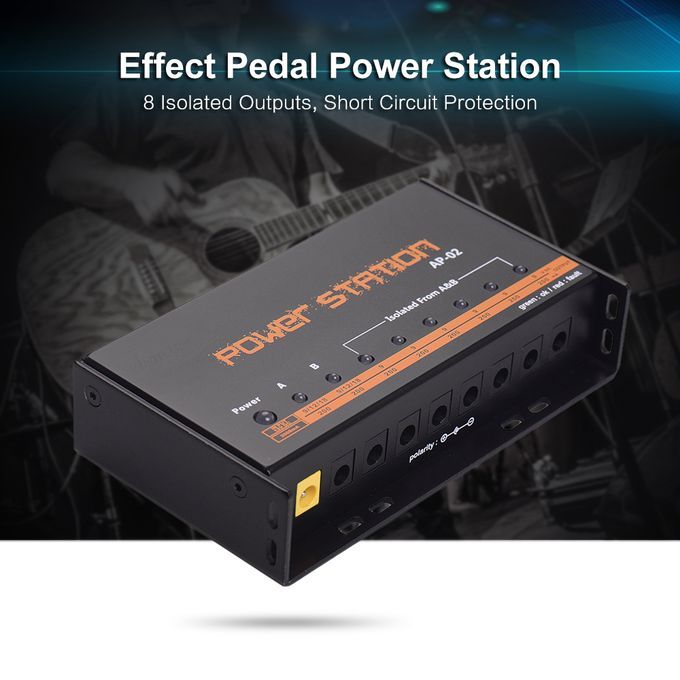 Guitar Pedal Supply 8 Outputs For 9V / 12V / 18V Effect