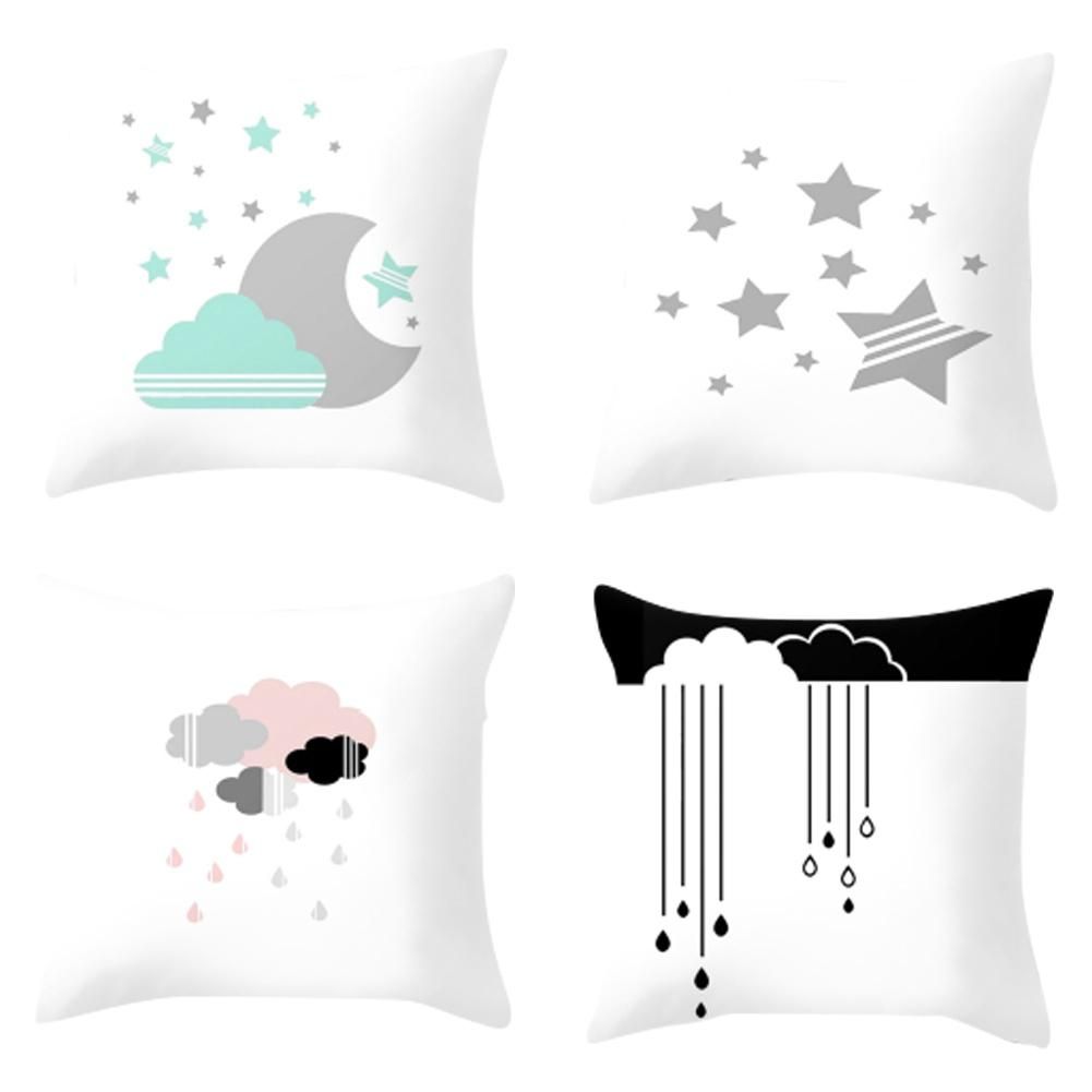 Single Side Printed Pillowcase Home Sofa Covers for Cushion