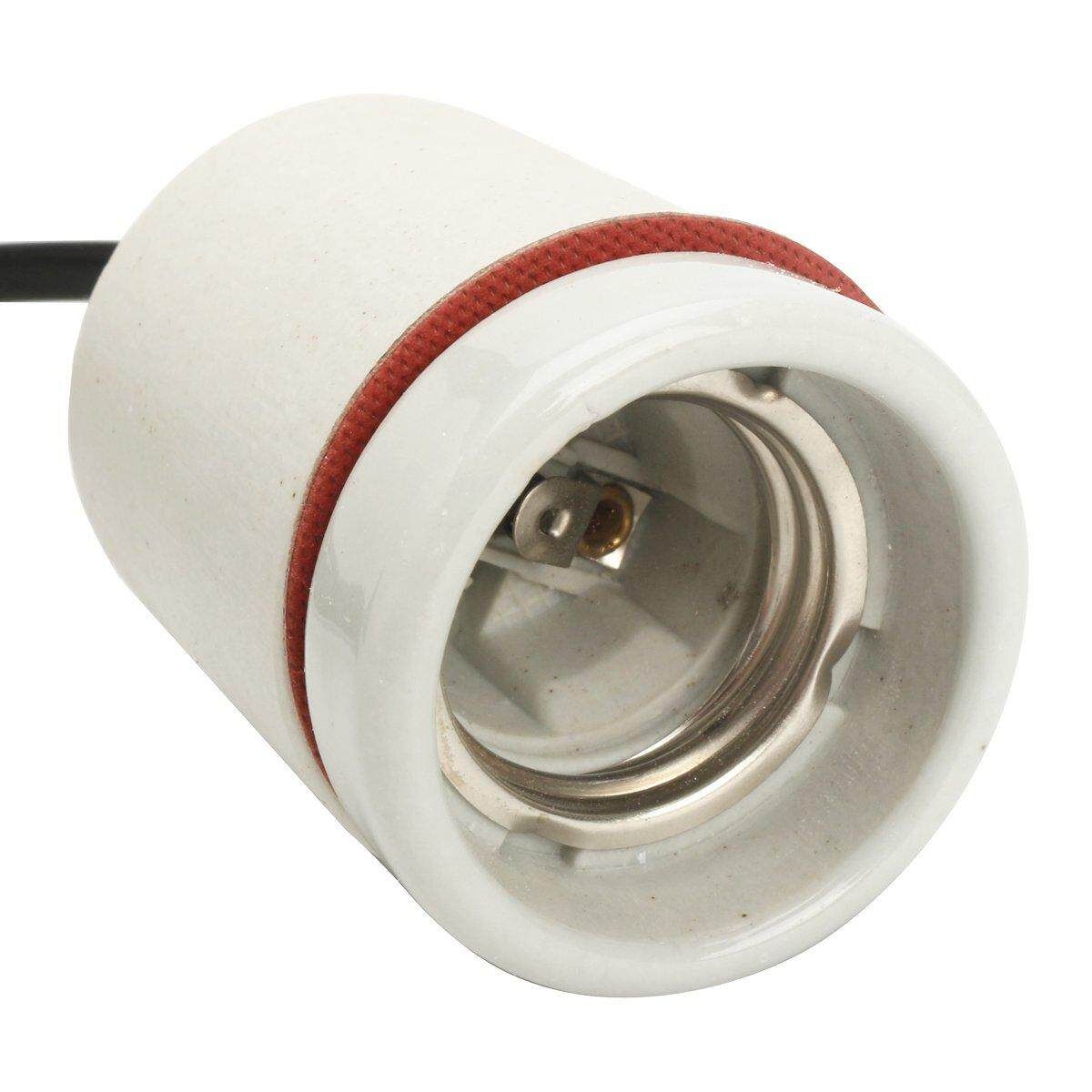 Reptile Ceramic Heat Lamp Holder Light Switch Cage For Snake Chicken Brooder Etc