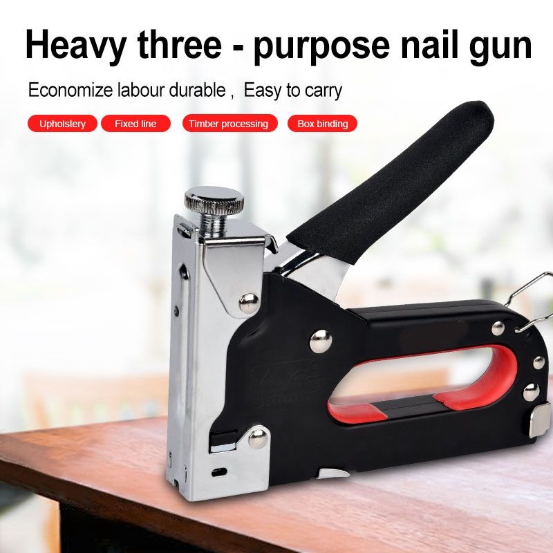 Non-Slip Handle Stapler Fixed Frame Decorative Fur